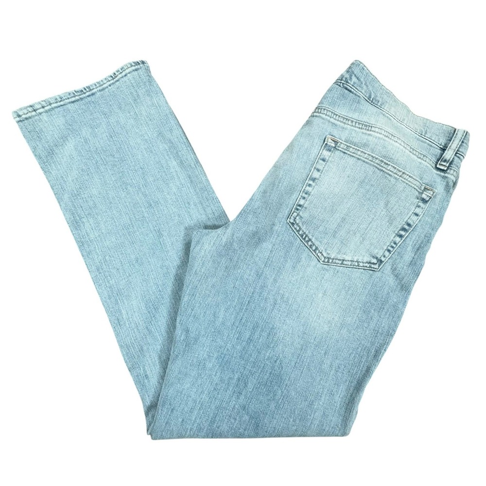 FRAME Modern Straight Jeans Mens 33x32 Salinas Blue Light Wash Stretch Denim
